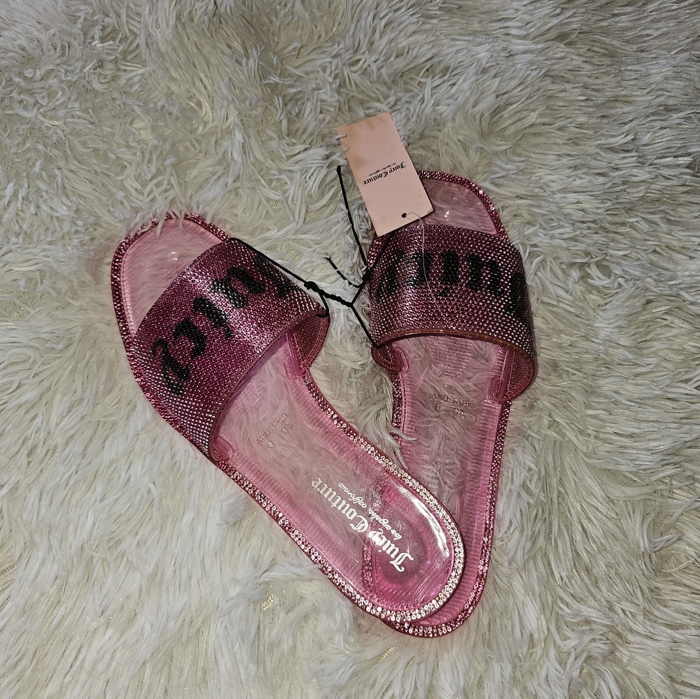Juicy Couture clear slide